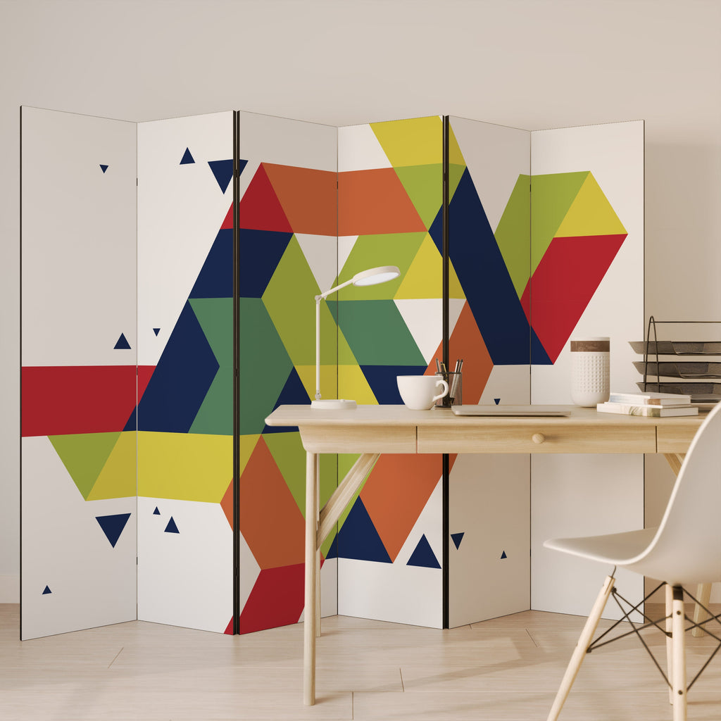 FUTURE SIGN Decorative 6-Panel Room Divider