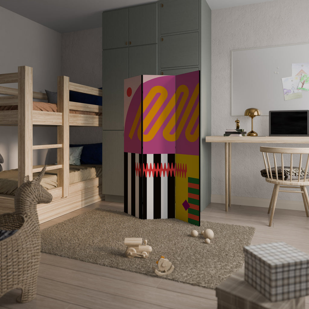 VIVID ART Decorative 3-Panel Room Divider