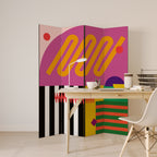 VIVID ART 4-Panel Room Divider