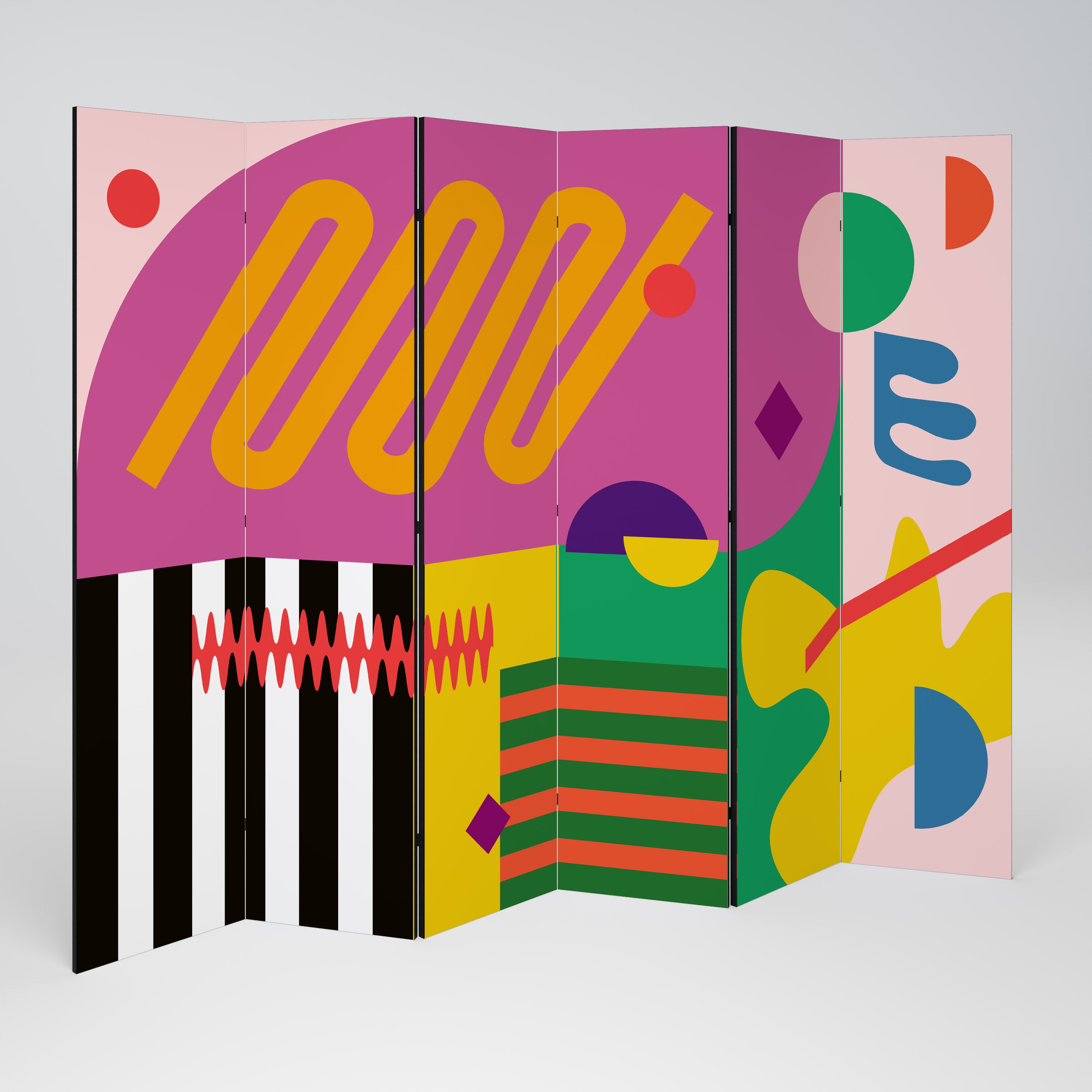 VIVID ART 6-Panel Room Divider