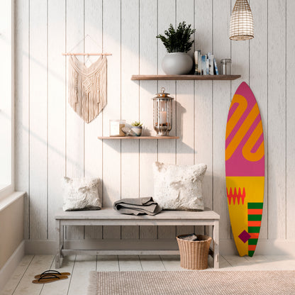 VIVID VIBRATIONS Surfboard Decorative Panel