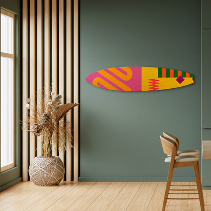 VIVID VIBRATIONS Surfboard Decorative Panel