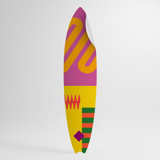 VIVID VIBRATIONS Peel and Stick Surfboard Sticker