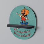 PUMPKIN BASEBALL Art Shelf