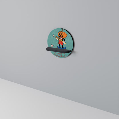 PUMPKIN BASEBALL Art Shelf