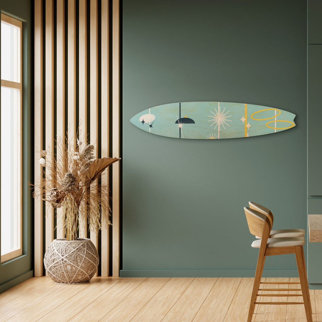 PATHS TO HAPPINESS Surfboard Decorative Panel