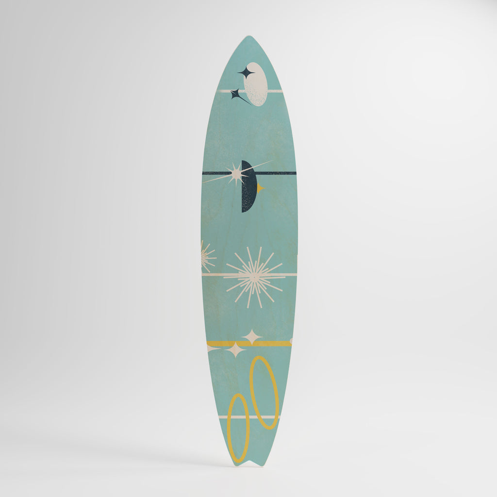 PATHS TO HAPPINESS Surfboard Decorative Panel