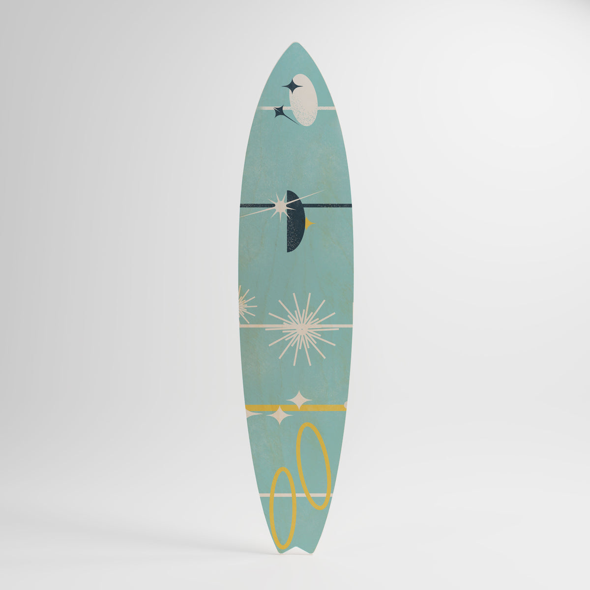 PATHS TO HAPPINESS Surfboard Decorative Panel