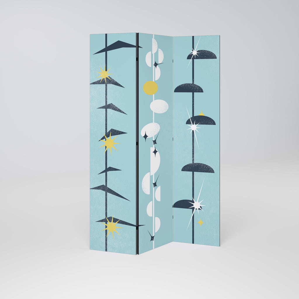 PATHS TO HAPPINESS 3-Panel Room Divider