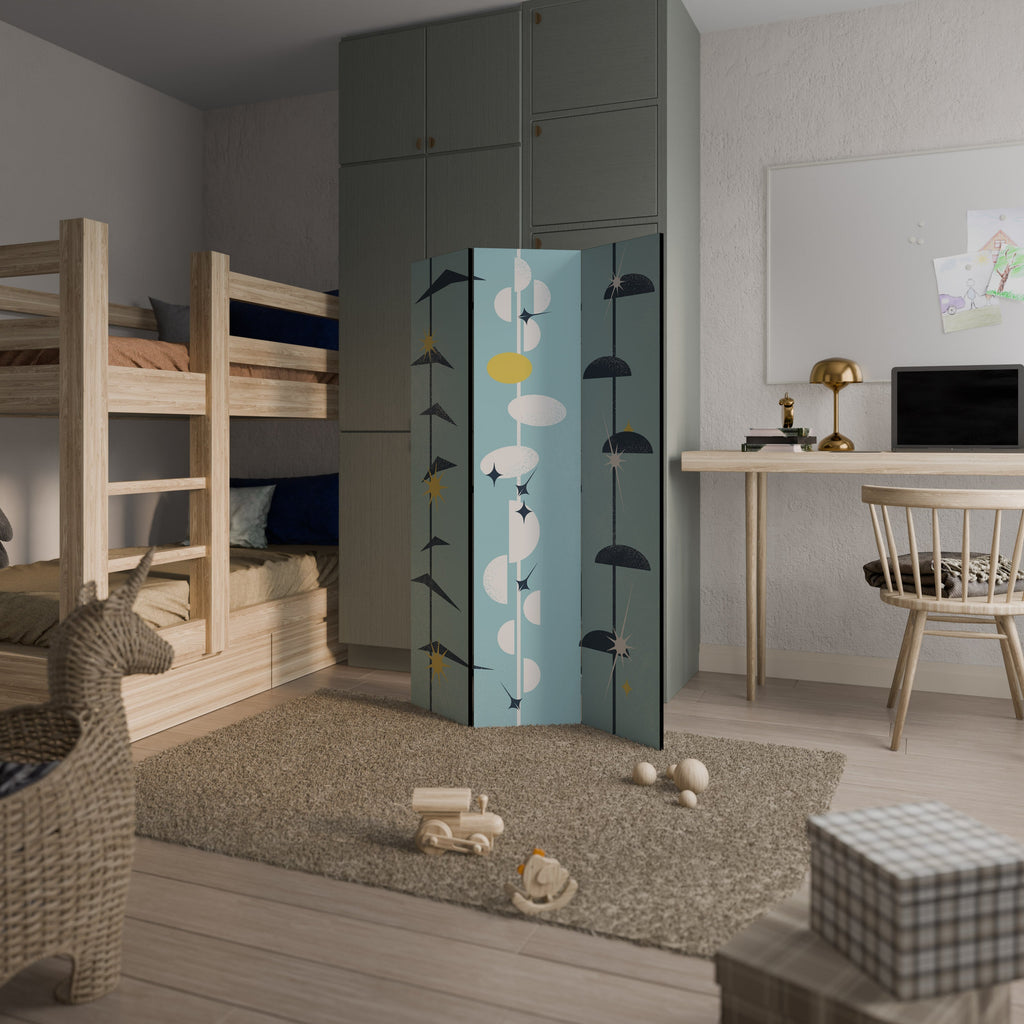 PATHS TO HAPPINESS Decorative 3-Panel Room Divider