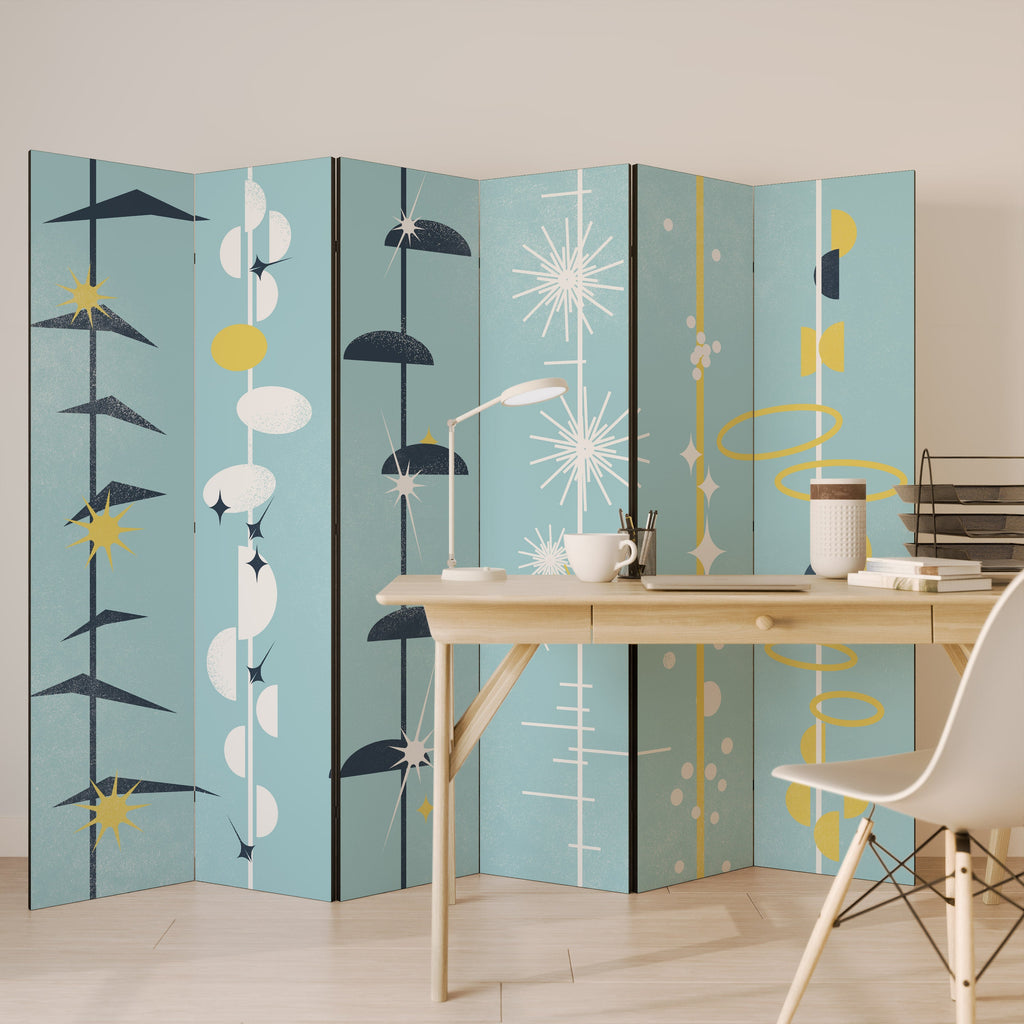 PATHS TO HAPPINESS Decorative 6-Panel Room Divider