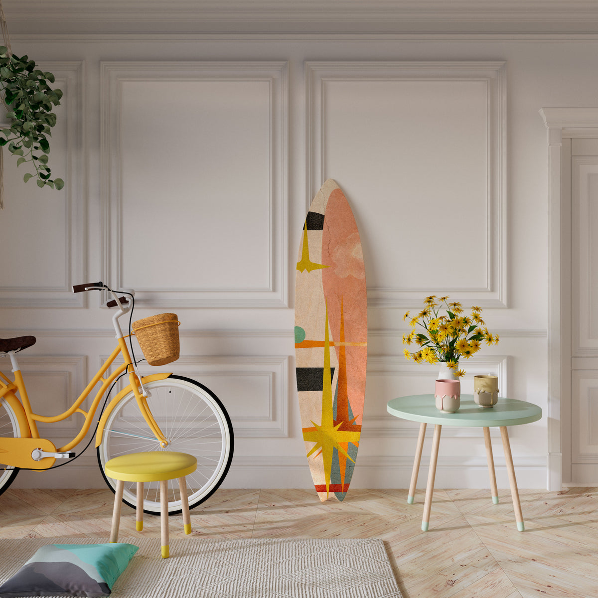 INTERSTELLAR VIBES Surfboard Decorative Panel