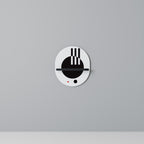 BLACK AND WHITE COMBINATION Art Shelf