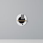 BLACK AND WHITE COMBINATION Art Shelf