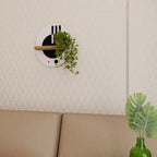 BLACK AND WHITE COMBINATION Art Shelf