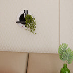 BLACK AND WHITE COMBINATION Art Shelf