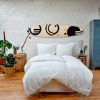 BLACK AND WHITE COMBINATION Surfboard Decorative Panel