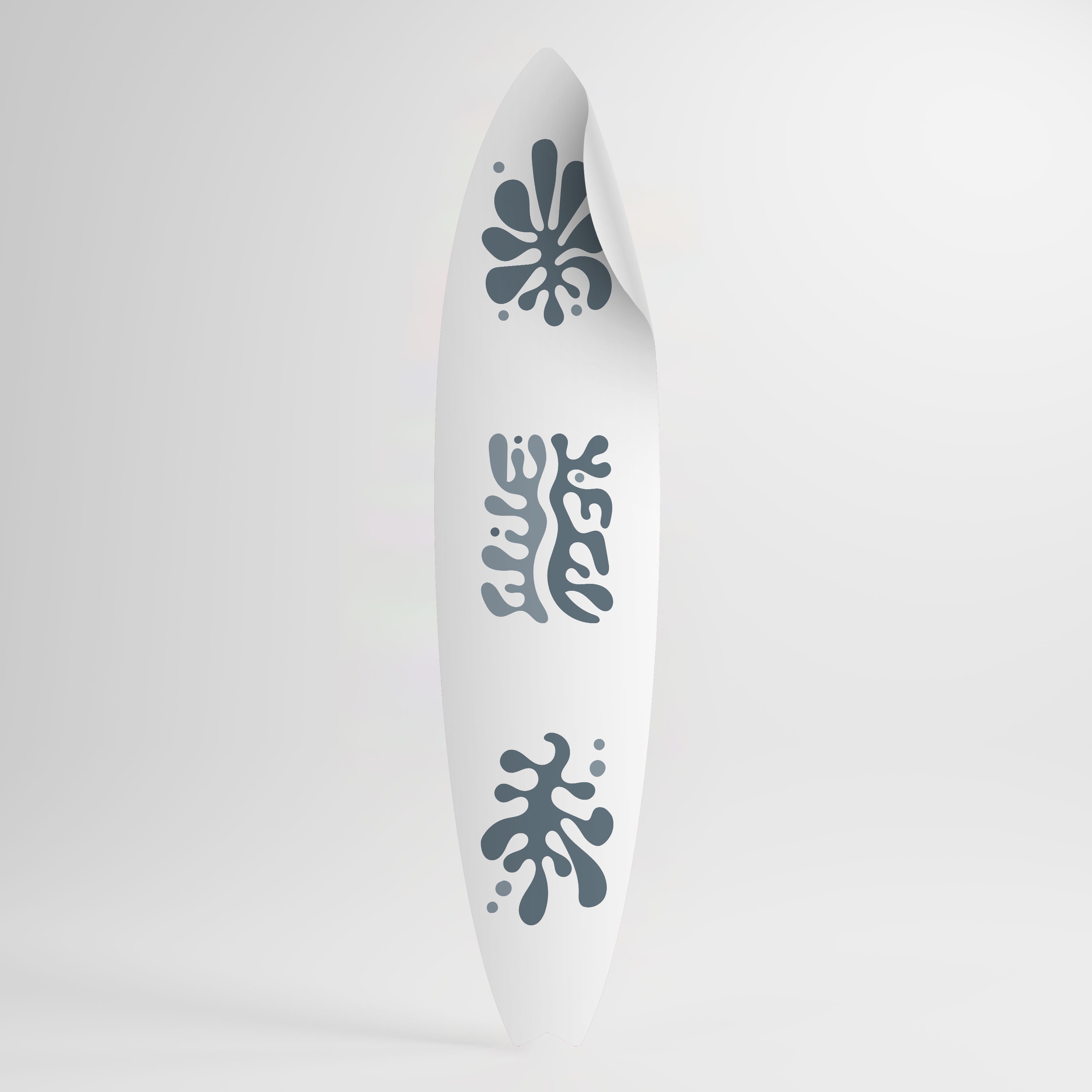 WONDERLAND VEGETATION Peel and Stick Surfboard Sticker