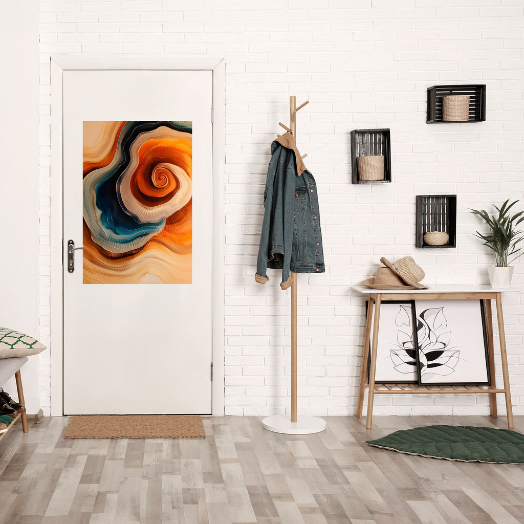 Affiche verticale autocollante « SPIRALING DREAMSCAPE »