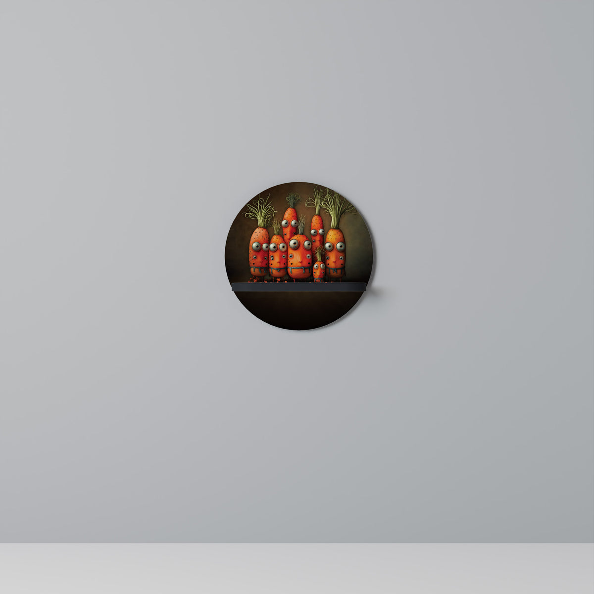 CUTE OR SCARY Art Shelf