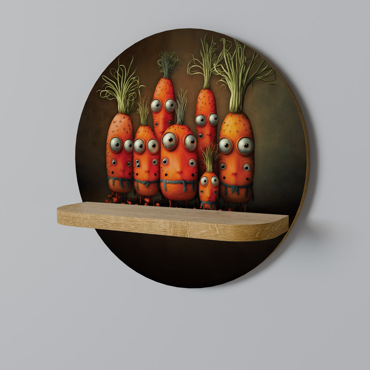 CUTE OR SCARY Art Shelf