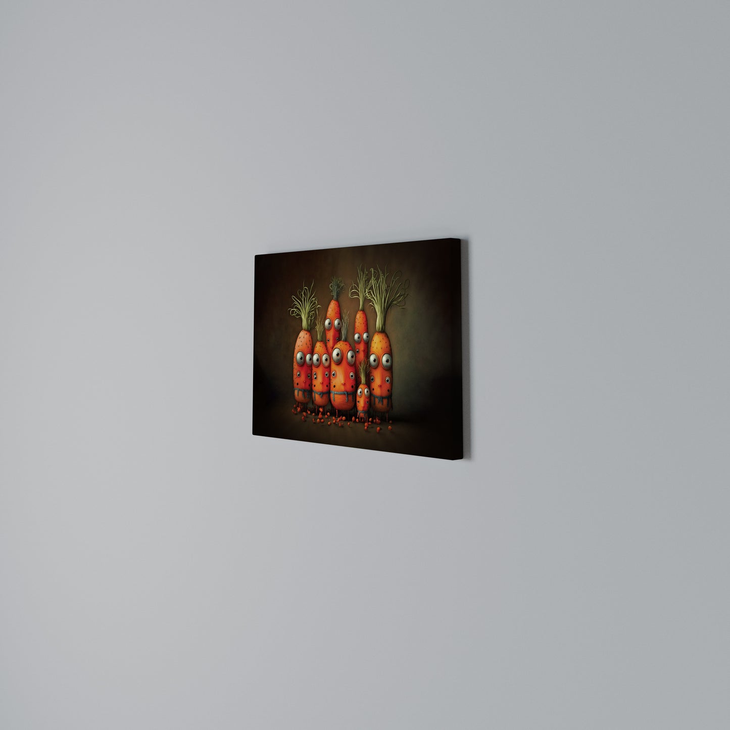 CUTE OR SCARY Horizontal Canvas Print