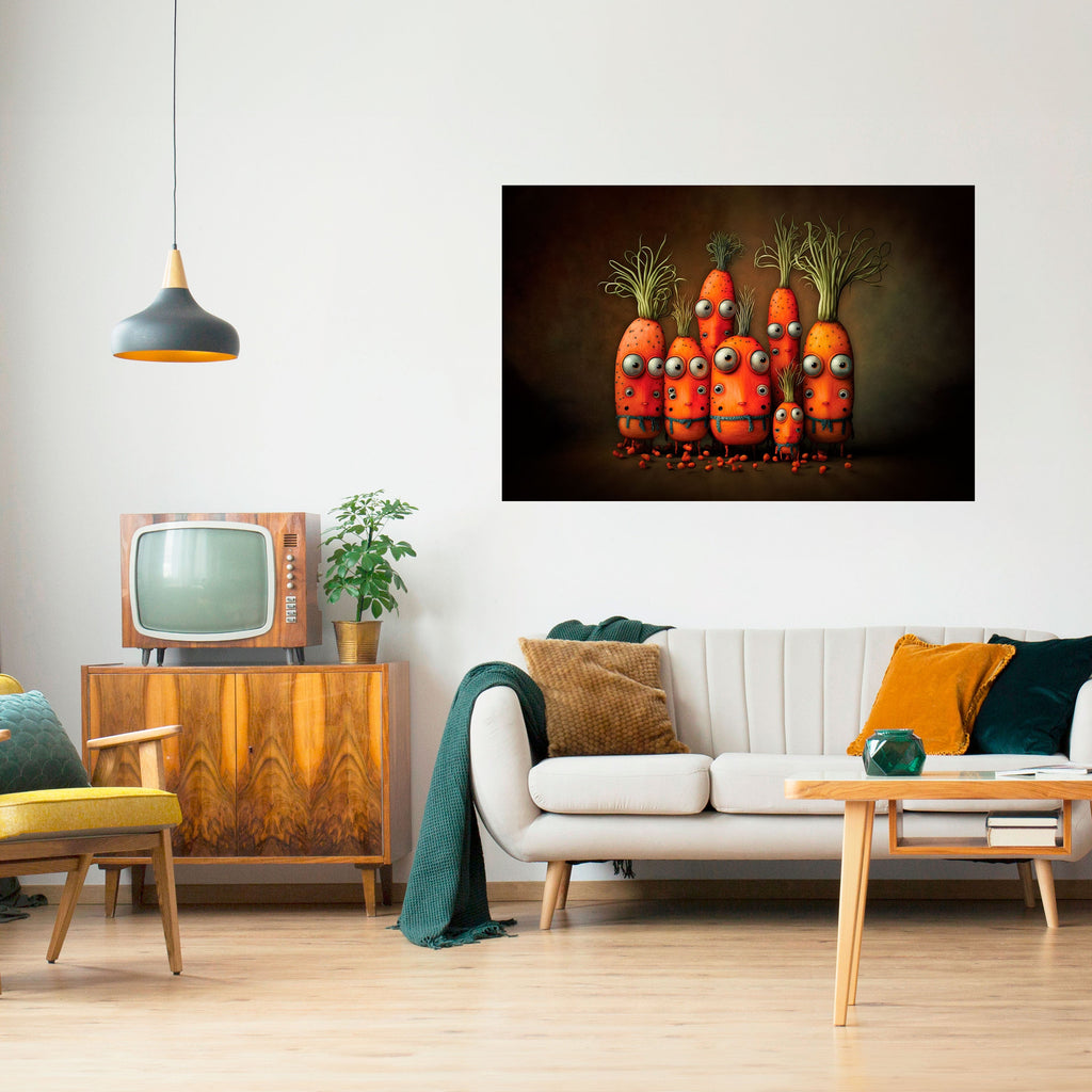 Affiche horizontale autocollante MIGNONNE OU EFFRAYANTE