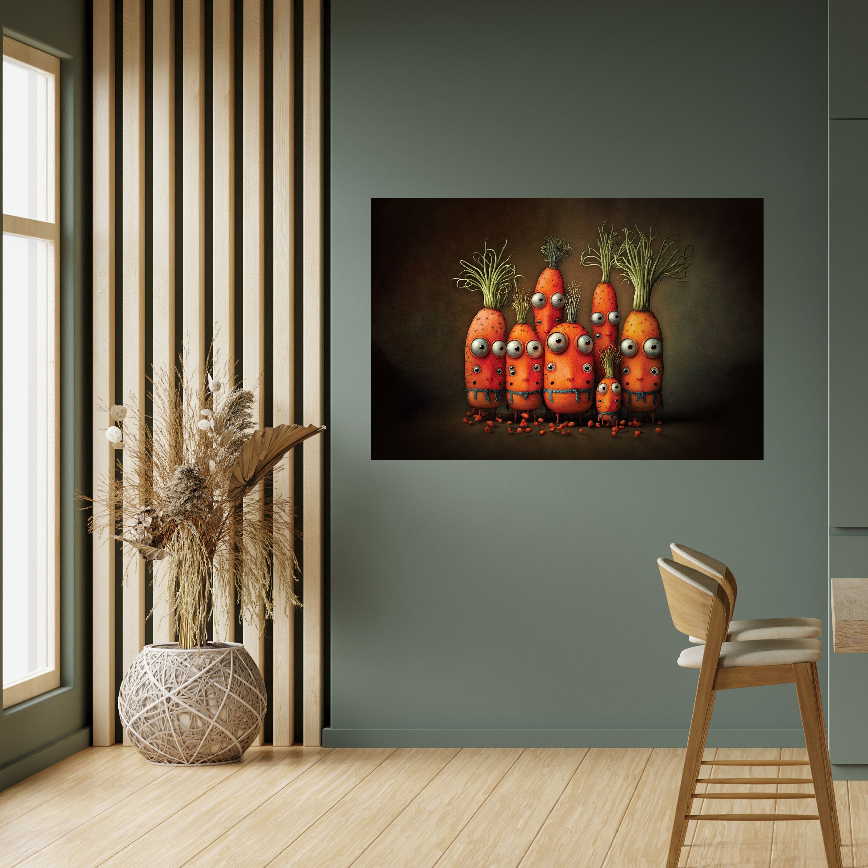 Affiche horizontale autocollante MIGNONNE OU EFFRAYANTE