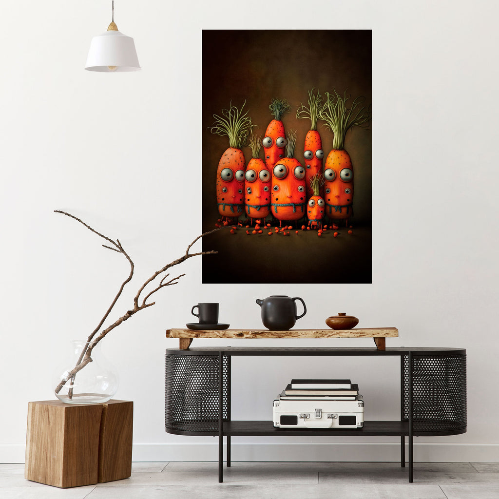 Affiche verticale autocollante MIGNONNE OU EFFRAYANTE