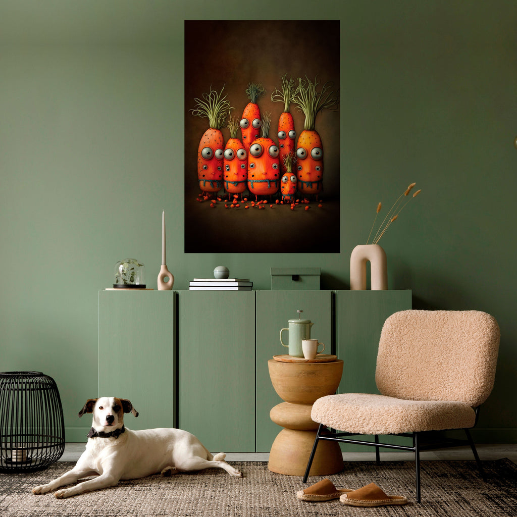 Affiche verticale autocollante MIGNONNE OU EFFRAYANTE