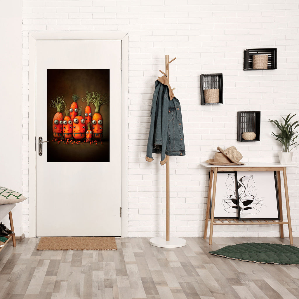 Affiche verticale autocollante MIGNONNE OU EFFRAYANTE