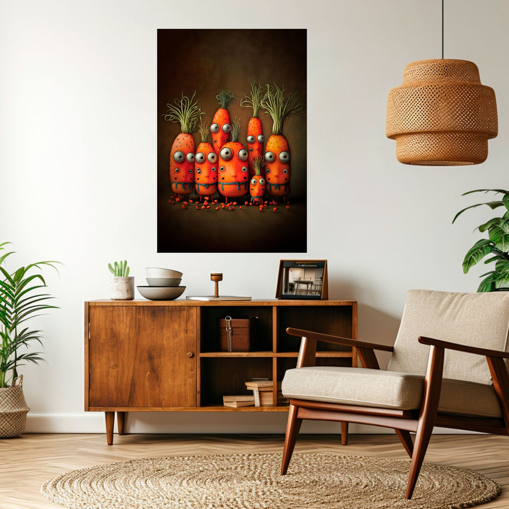 Affiche verticale autocollante MIGNONNE OU EFFRAYANTE