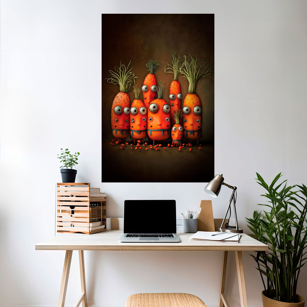 Affiche verticale autocollante MIGNONNE OU EFFRAYANTE