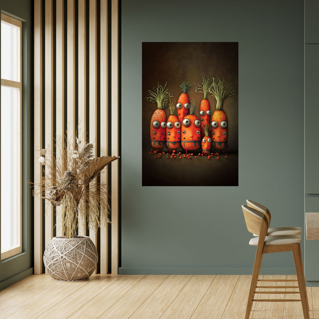 Affiche verticale autocollante MIGNONNE OU EFFRAYANTE