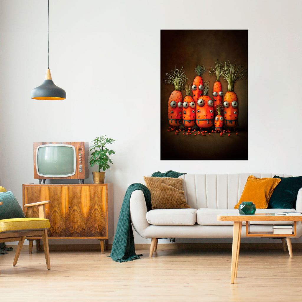 Affiche verticale autocollante MIGNONNE OU EFFRAYANTE