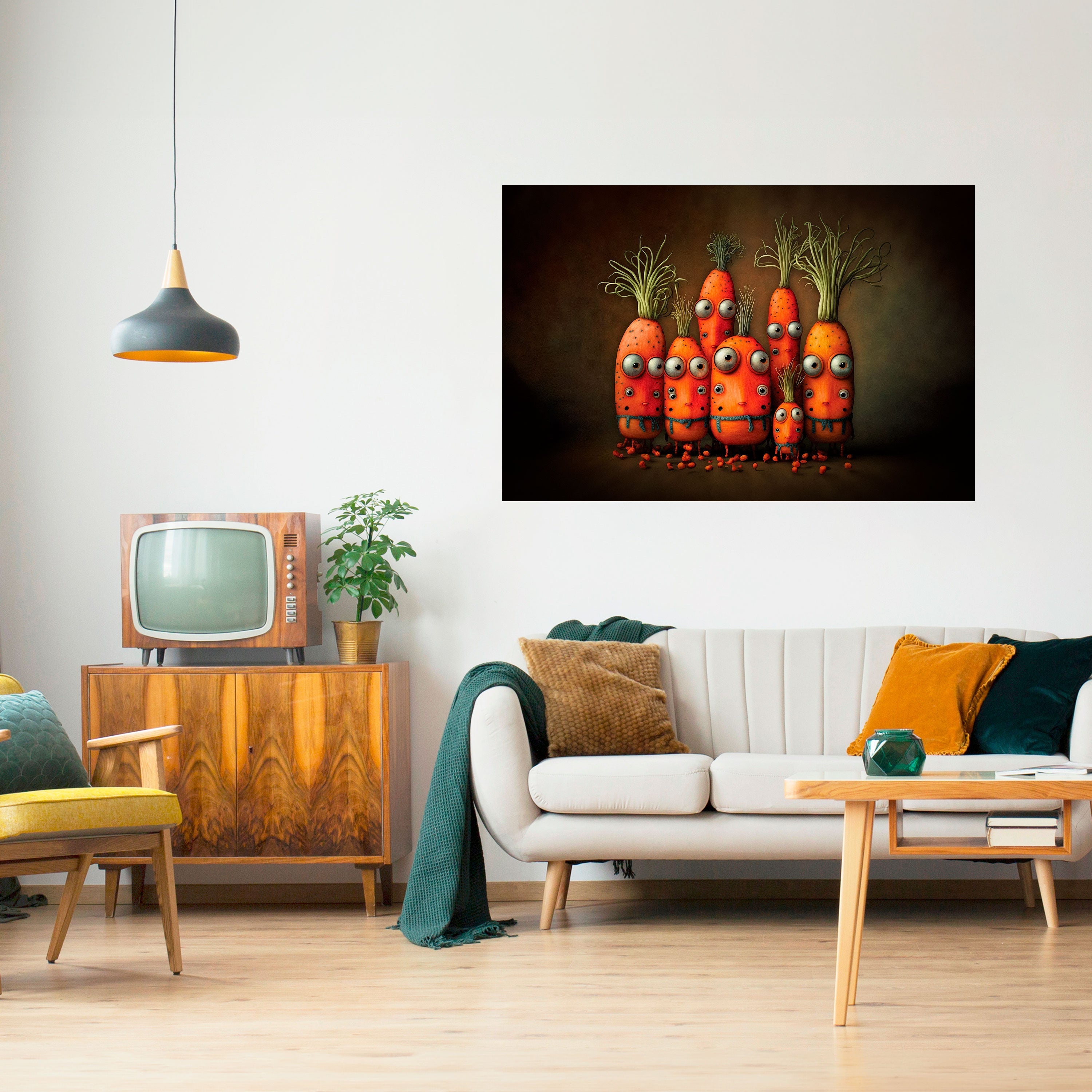 Affiche horizontale autocollante MIGNONNE OU EFFRAYANTE