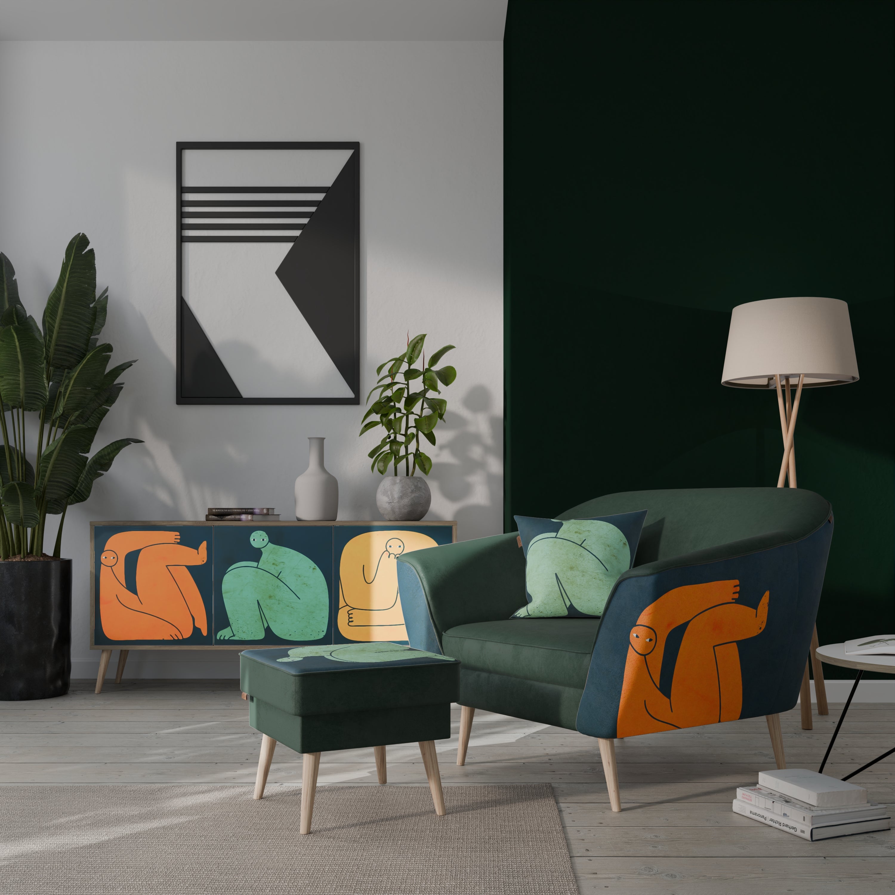 TOGETHER BUT SEPARATELY AURORA Armchair