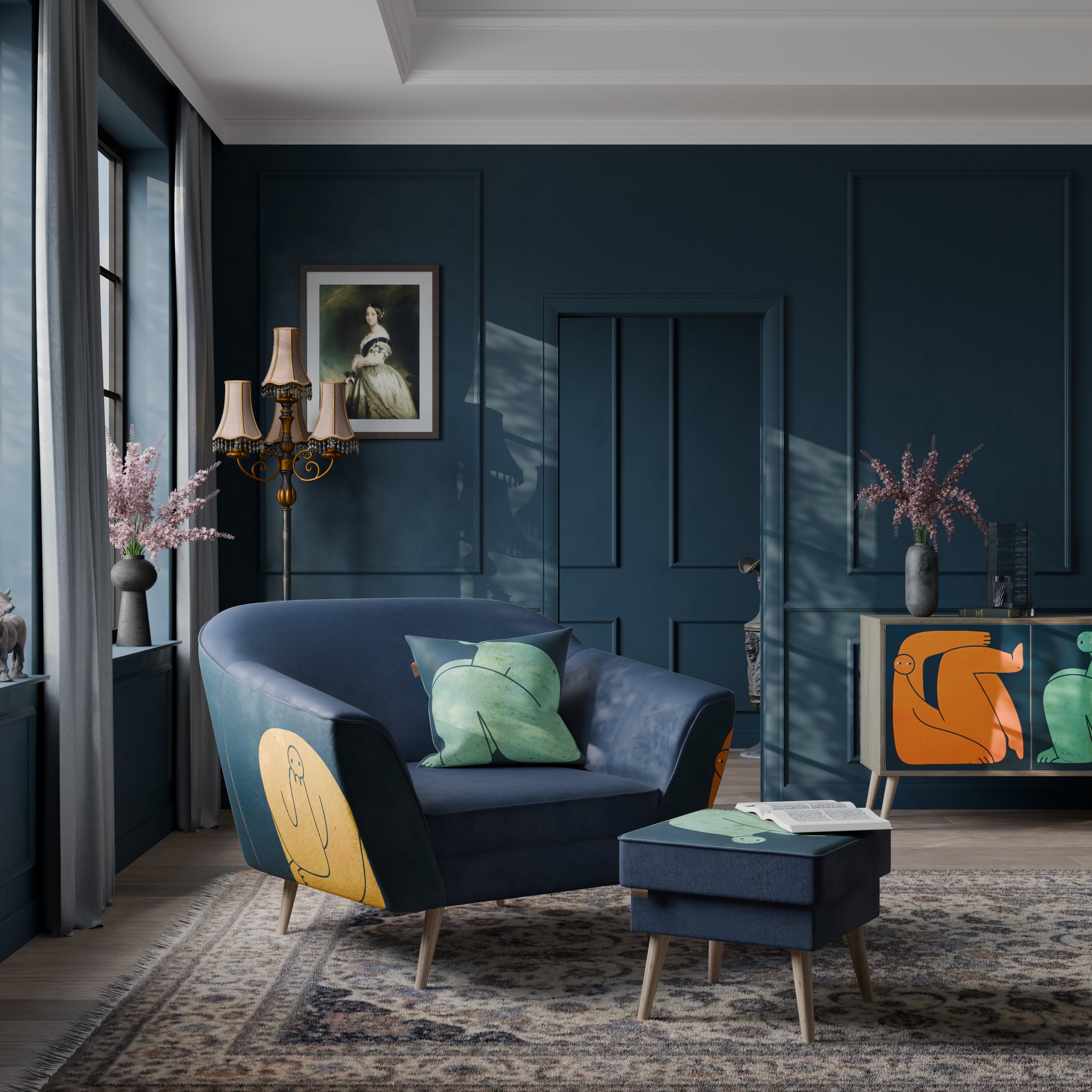 TOGETHER BUT SEPARATELY AURORA Armchair