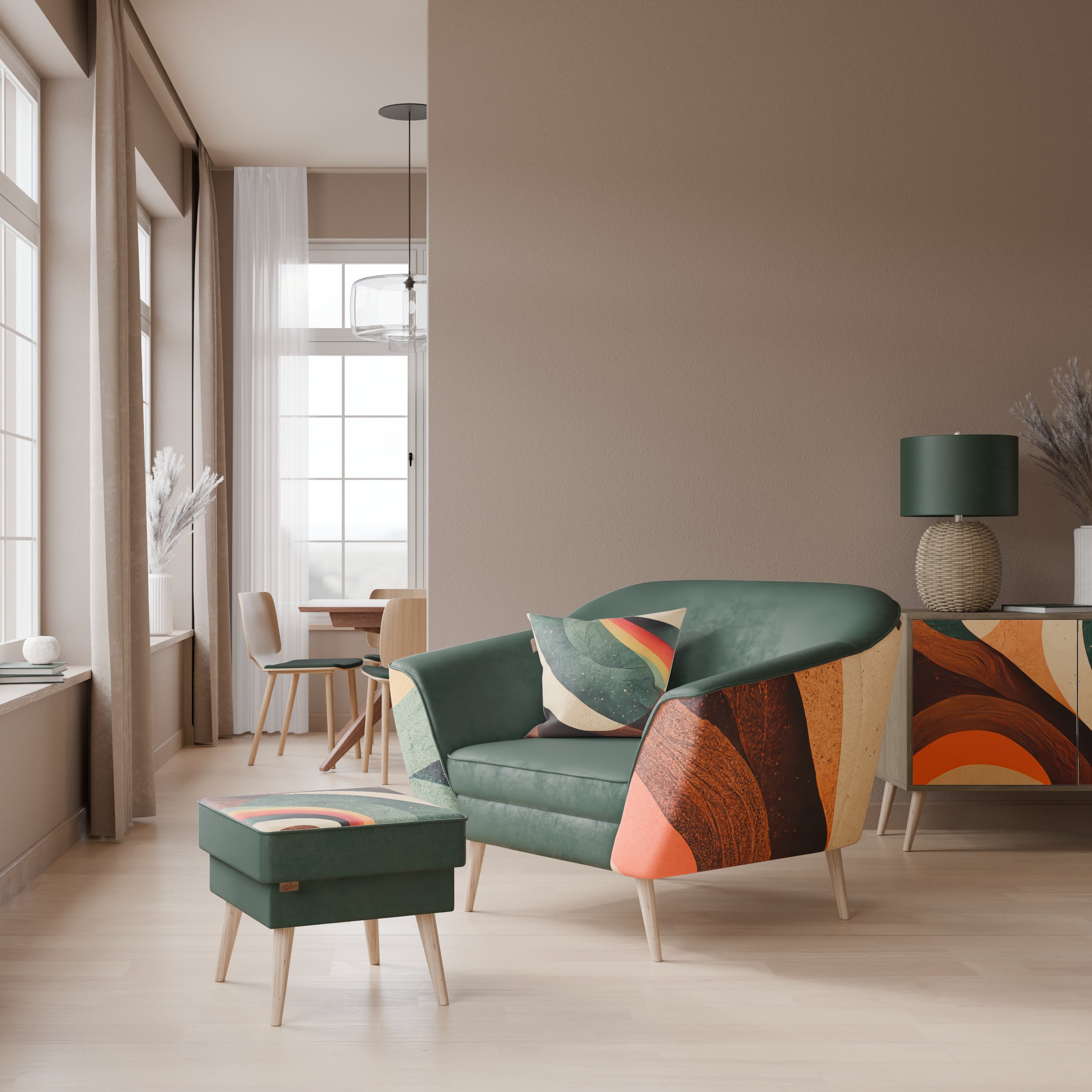 COLORFUL STRANDS AURORA Armchair