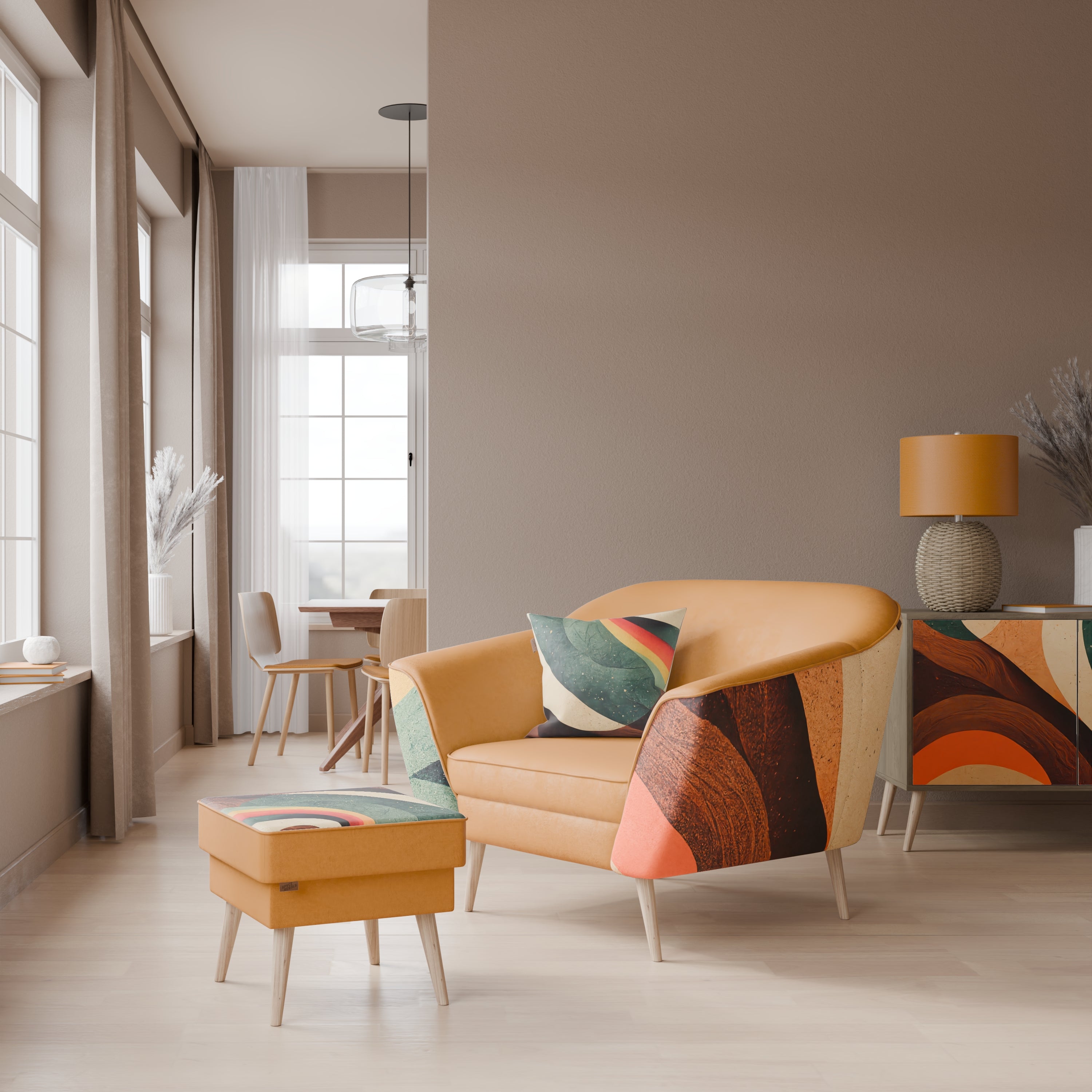 COLORFUL STRANDS AURORA Armchair