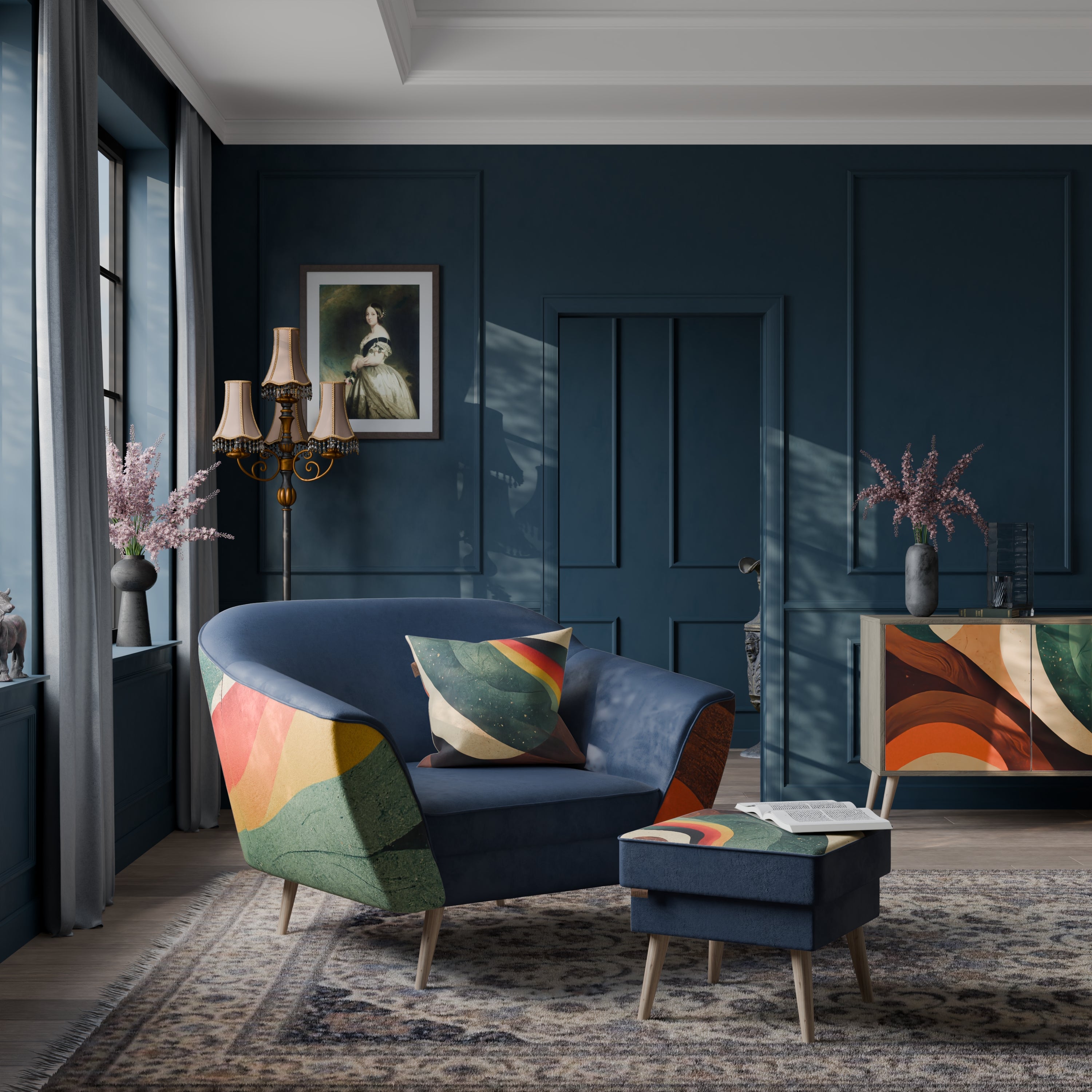 COLORFUL STRANDS AURORA Armchair