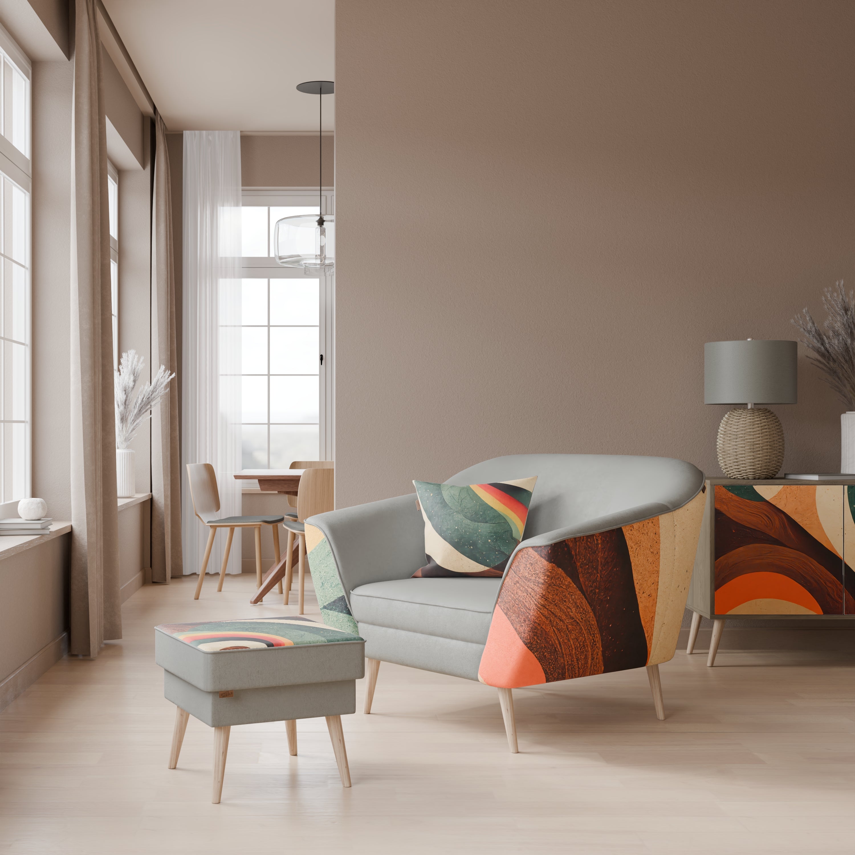 COLORFUL STRANDS AURORA Armchair