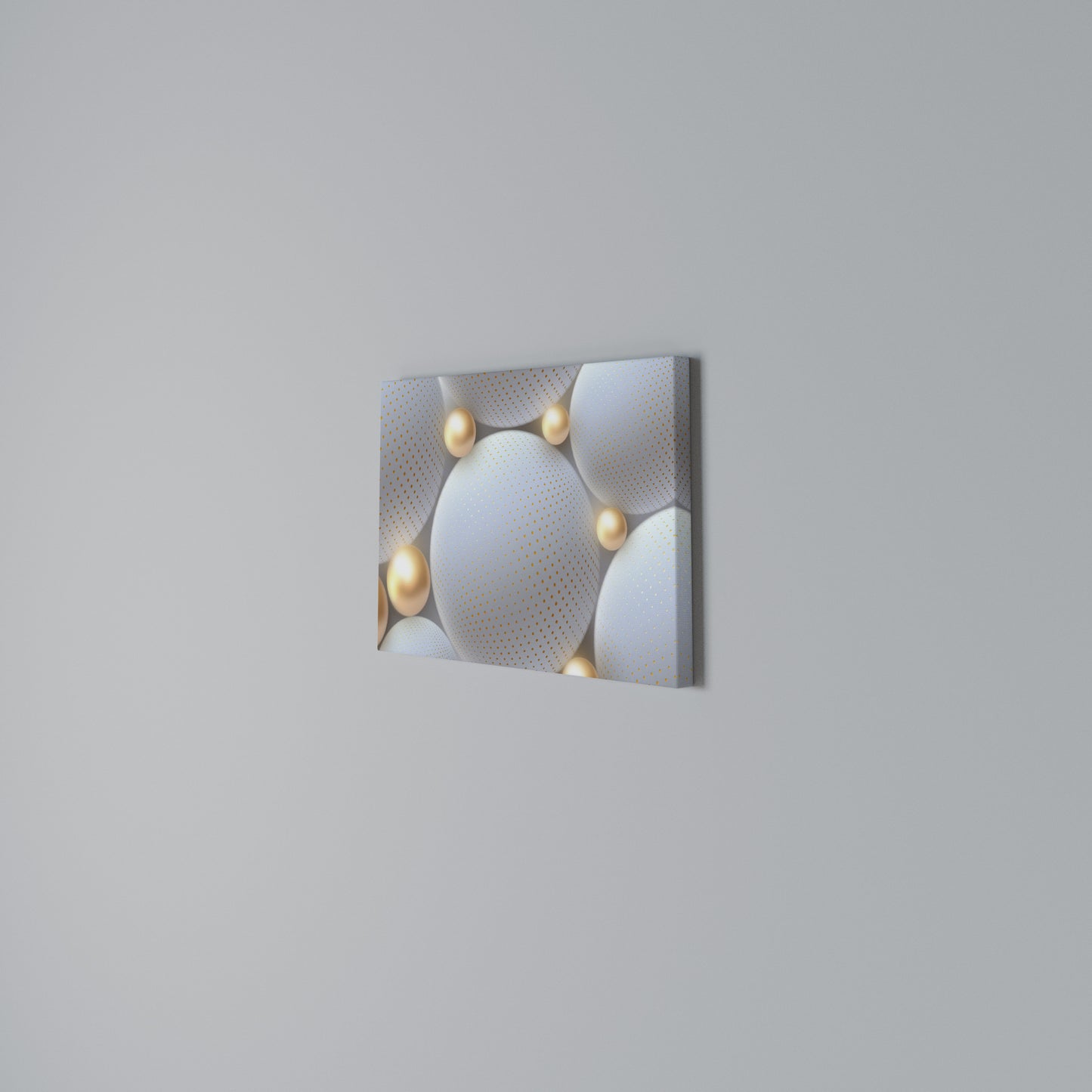 LUMINOUS SPHERICAL HARMONY Horizontal Canvas Print