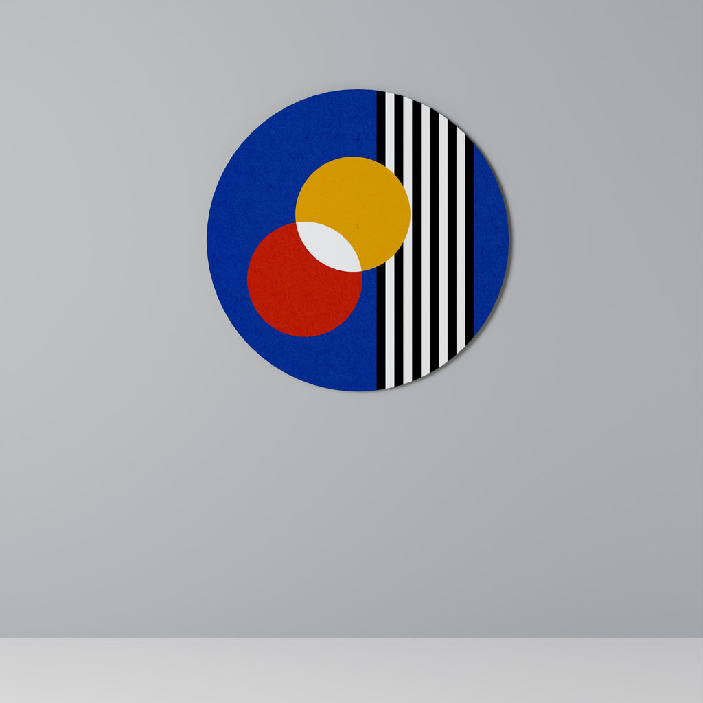 Décoration murale ronde HARMONIE GÉOMÉTRIQUE
