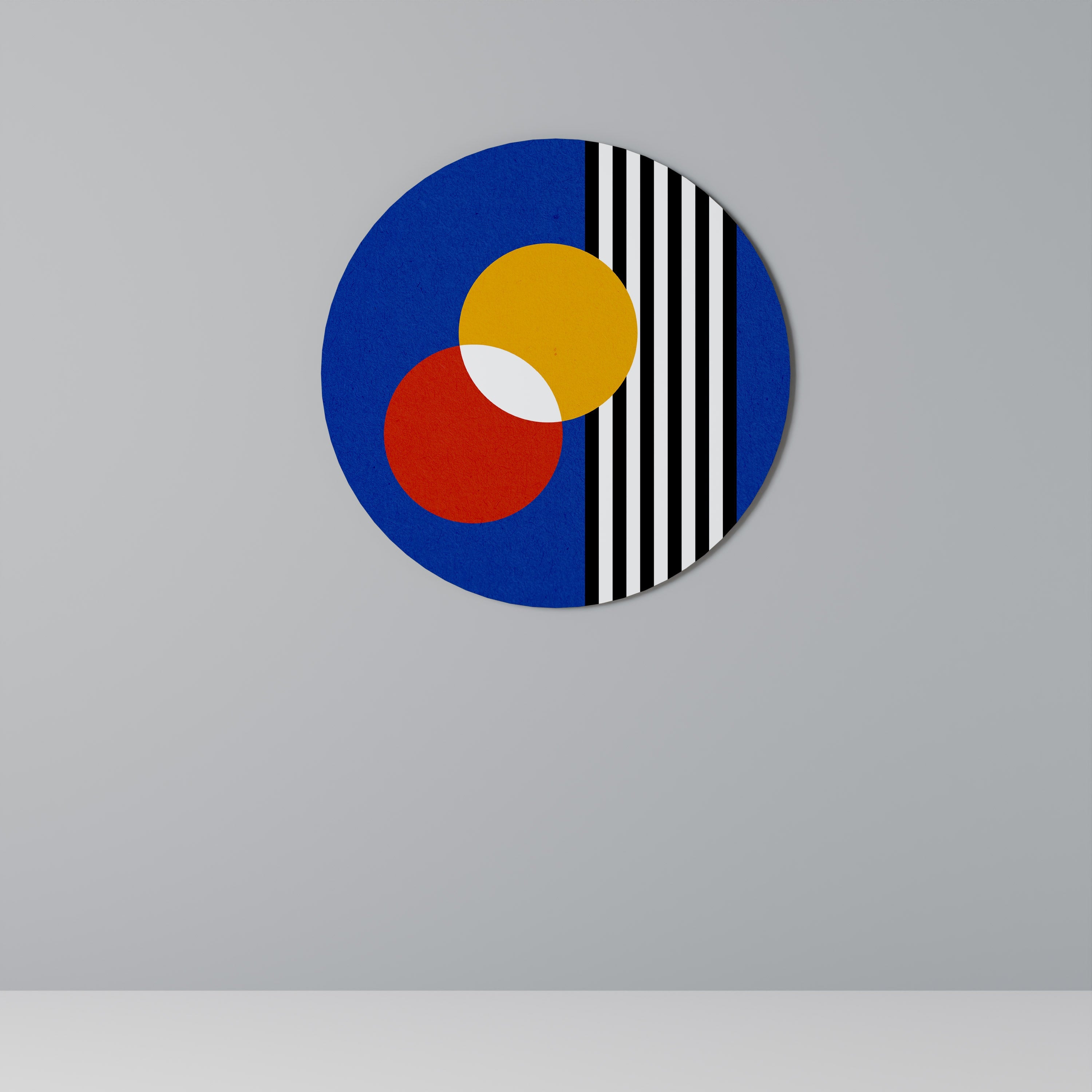 Décoration murale ronde HARMONIE GÉOMÉTRIQUE