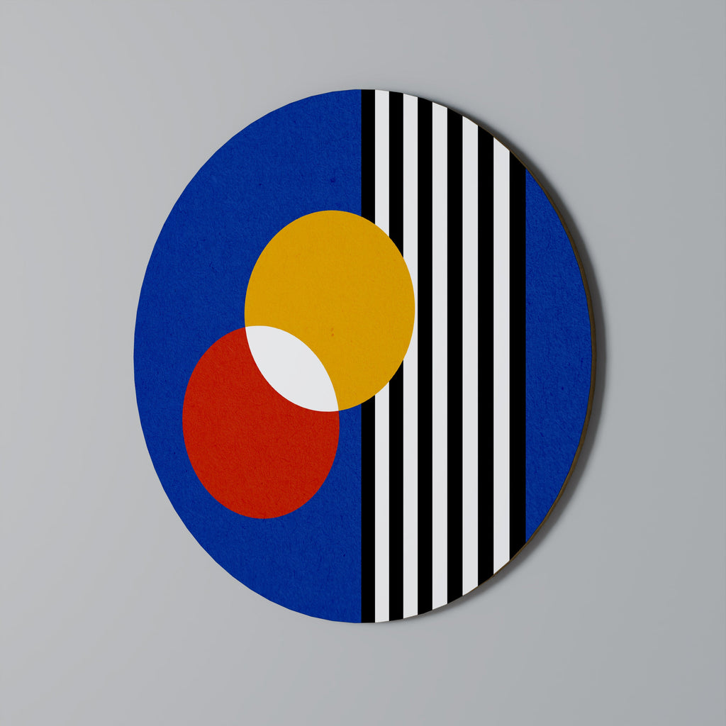 Décoration murale ronde HARMONIE GÉOMÉTRIQUE