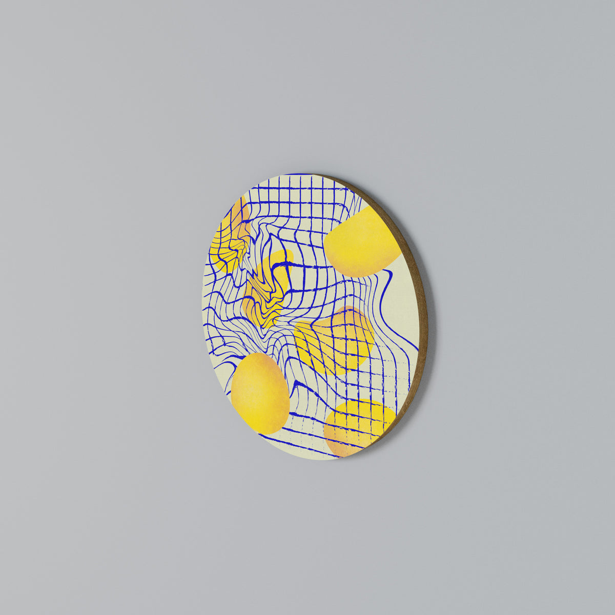 CURVED SPACE Round Wall Art