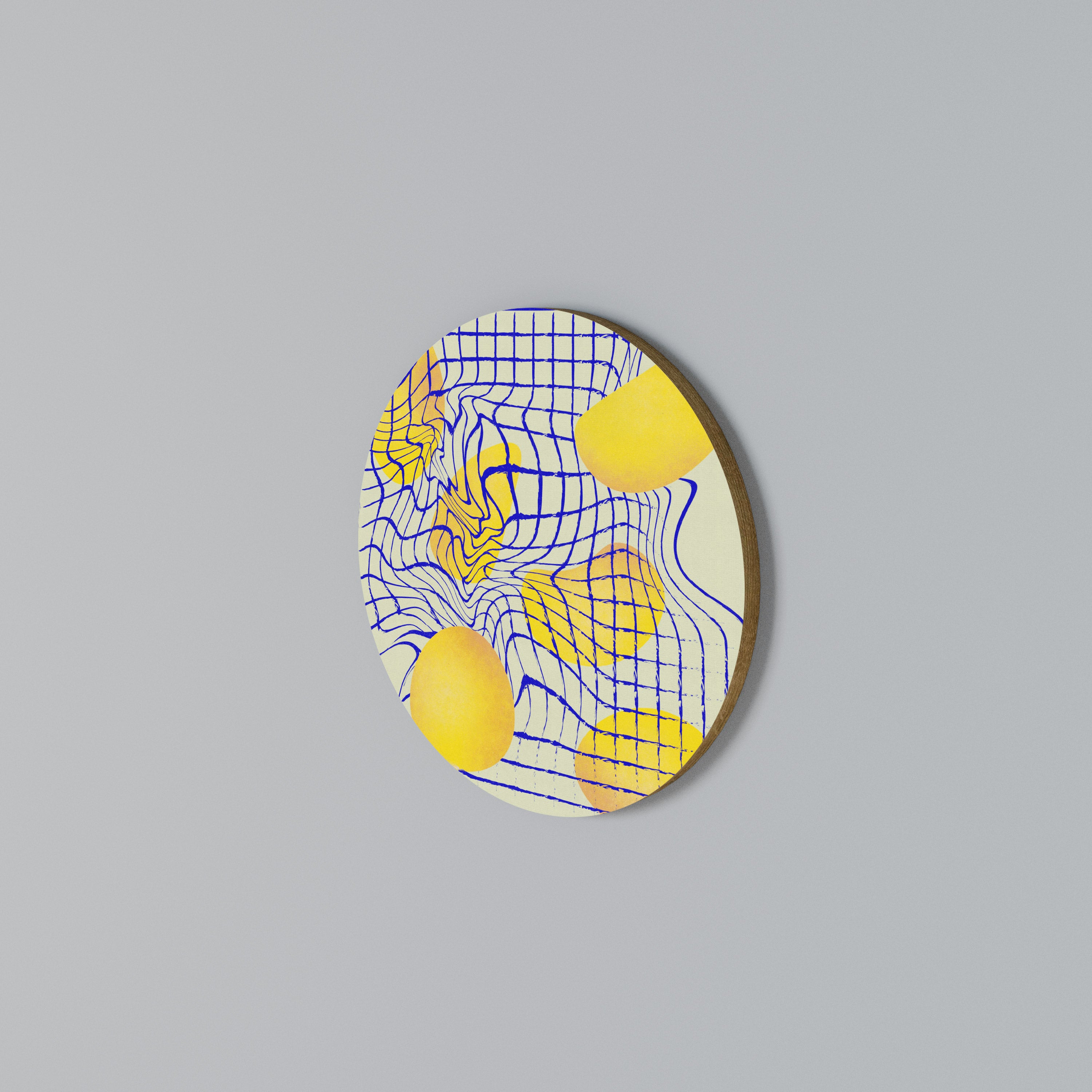 CURVED SPACE Round Wall Art