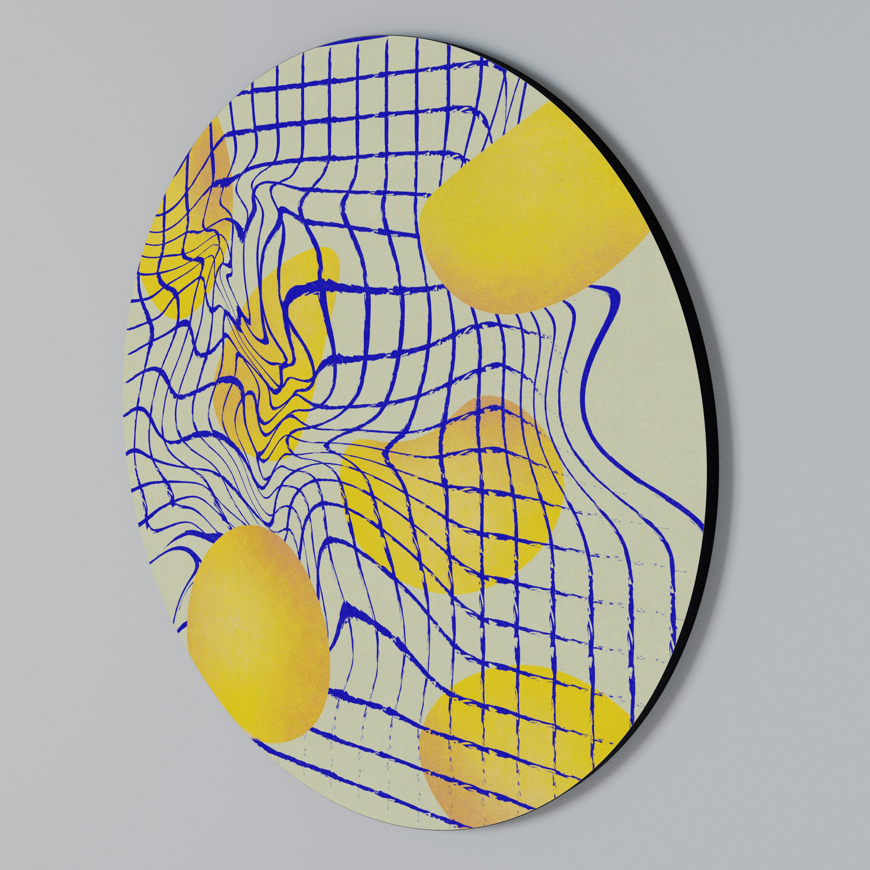 CURVED SPACE Round Wall Art