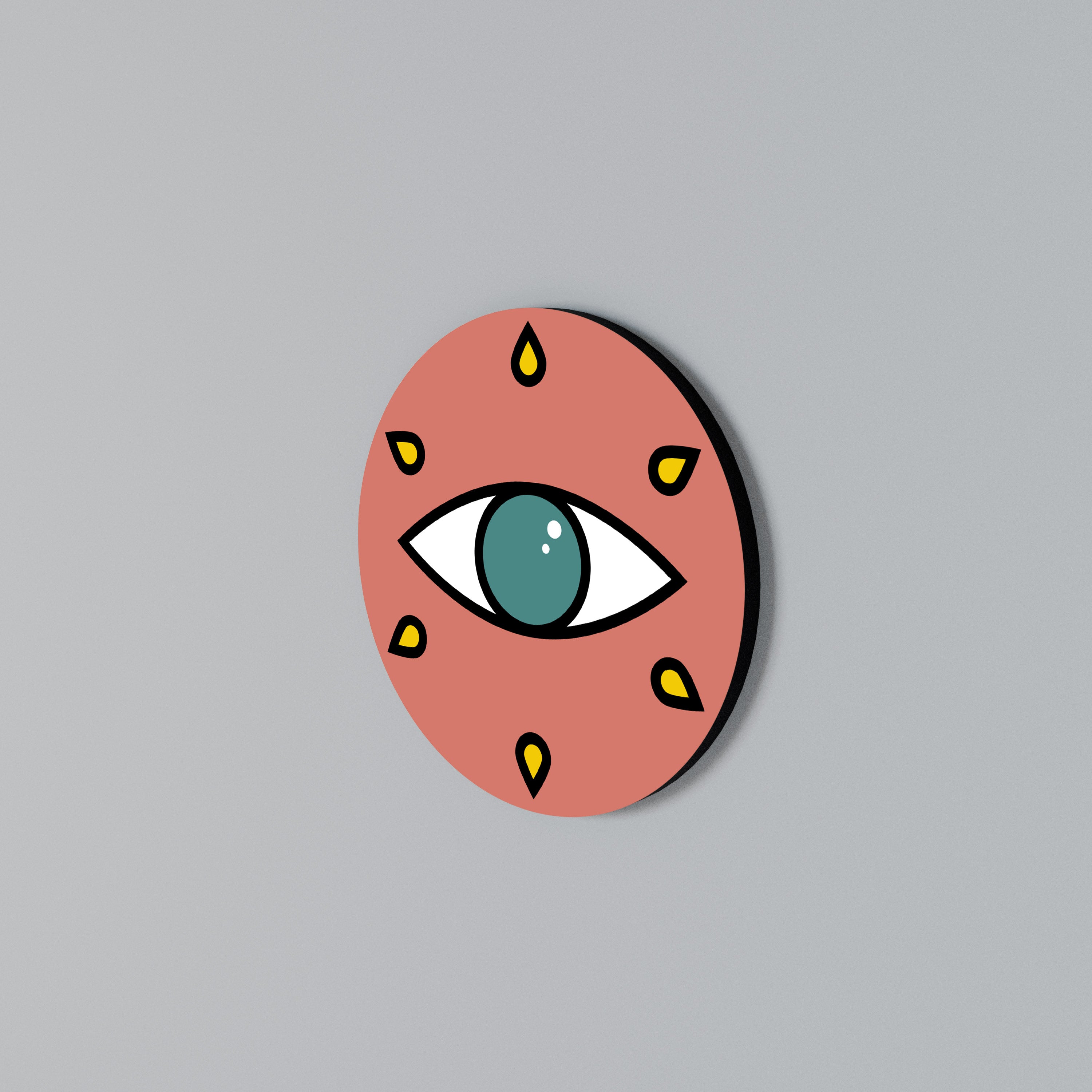 SEE EVERYTHING Round Wall Art